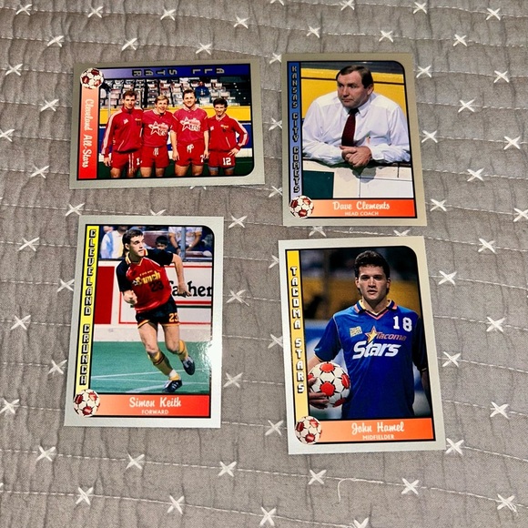 90’s Vintage All Star Soccer Trading Cards Set - Mint - Picture 6 of 7